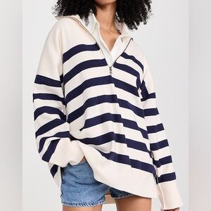 Free People Coastal Stripe Pullover